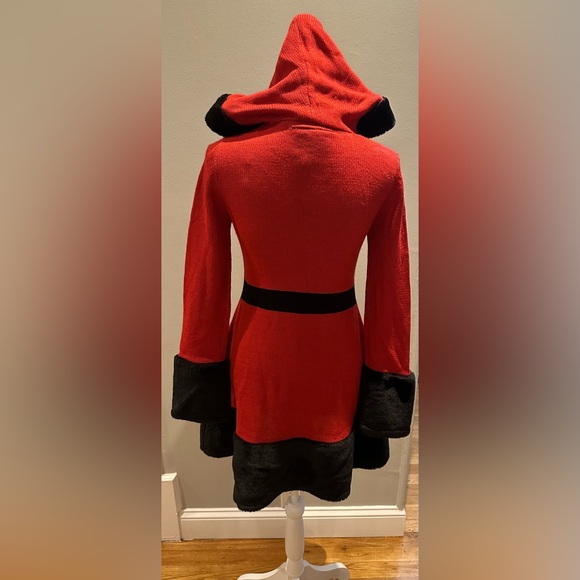 Santa Hooded Sweater Dress - Picture 4 of 8